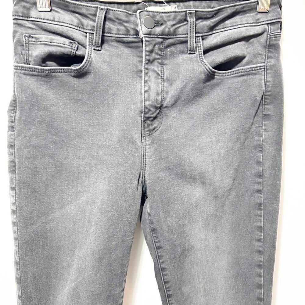L’Agence Margot High Rise Skinny Jeans Size 29 Dark Graphite Charcoal Blac - Picture 5 of 13